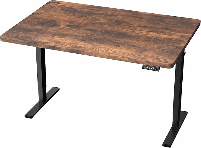 VIVO Electric 48 x 30 in Rustic Standing Desk, Memory Height Adjustment - Image 9