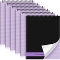 Resurhang 6 Pcs Legal Pad Top Spiral Bound Notebook 70 Sheets Double Sided by Resurhang