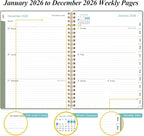 2026 Planner - Planner 2026 from January 2026 - December 2026, Weekly & Monthly - Image 3