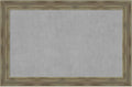 Amanti Art Grey Framed Magnetic Board 30x46 Large Vision Board by AmantiArt