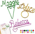 LOFART Custom Bookmarks Personalized Wire Name Bookmark Metal Wire Name Page by LOFART