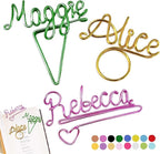 LOFART Custom Bookmarks Personalized Wire Name Bookmark Metal Wire Name Page by LOFART