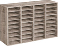 HOOBRO Wooden Literature Organizer, 36-Slot Mail Sorters, Removable Classroom