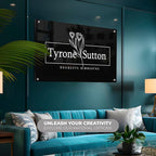Personalized Floating Custom Acrylic Business Logo Sign | Free Company Vector - Image 4
