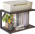 IBUYKE 2-Tier Desktop Printer Stand Holder, Book Shelf Printer Shelf by IBUYKE