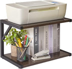 IBUYKE 2-Tier Desktop Printer Stand Holder, Book Shelf Printer Shelf by IBUYKE