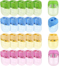 Small Pencil Sharpener for Kids, BOPART 24pcs Colored Pencil Sharpeners Manual by BOPART-ENJOYYOURLIFEALWAYSBYYOURSIDE