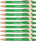 CRME 10pcs Funny Pens Ballpoint Set Black Ink Pen Body has Rubber Coating by Unknown