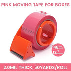 TAPEBEAR 48Rolls Pink Packing Tape - Image 5