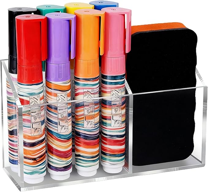 Ameceres Magnetic Pen Holder Classroom Organization Acrylic Marker Holder by Ameceres