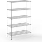 Regal Altair 21" Deep x 48" Wide x 74" Height Wire Shelving Kit | 5-Tier | NSF by Regal+Altair