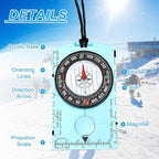 PATIKIL Orienteering Compass, Navigation Backpacking Compasses - Image 3