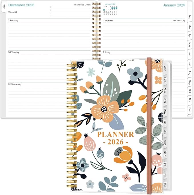 2026 Planner - Weekly Monthly Planner 2026 from January 2026 to December 2026 by Heveboik