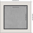 Amanti Art Silver Framed Magnetic Board 22x22 Small Vision Board - Image 2