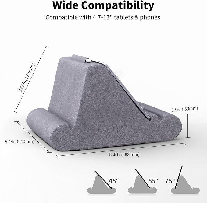 CreaDream Tablet Pillow Stand, Soft Pillow Pad - Image 5