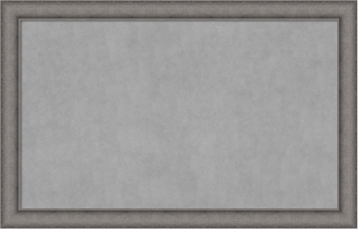 Amanti Art Grey Framed Magnetic Board 28x44 Large Vision Board