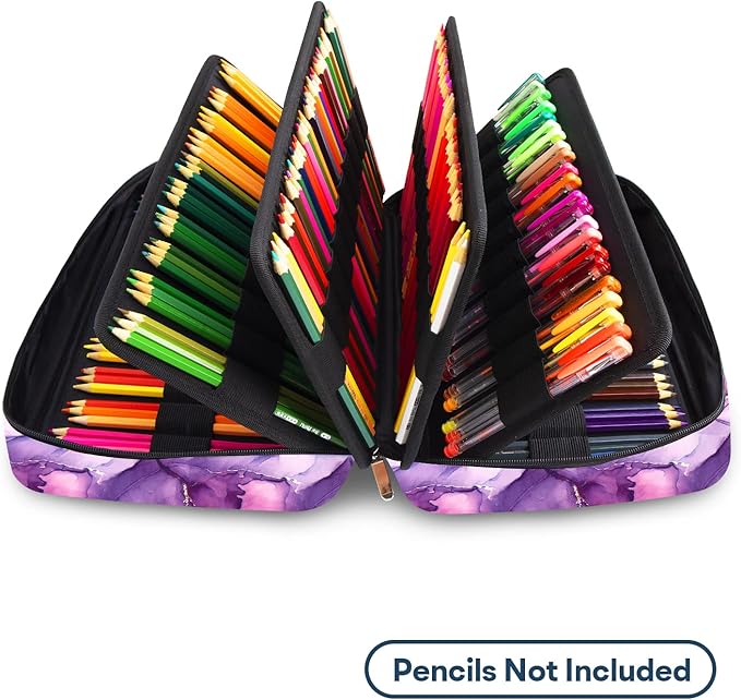 YOUSHARES 300 Slots Colored Pencil Bag - Image 3