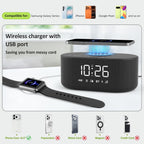dreamsky alarm clock radio with wireless charging and, side view