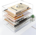 4 Pack Acrylic Paper Tray Organizer