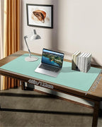 Leather Desk Pad Protector, Large Desk Mat, Mouse Pad, Non-Slip PU Leather Desk - Image 7