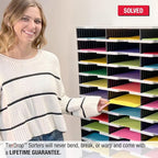 Ultimate Office TierDrop™ 40-Slot, 47 ½"w Literature, Mail and Classroom Sorter - Image 3