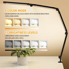 ailbton bright led desk lamp with clamp,eye caring, close-up detail