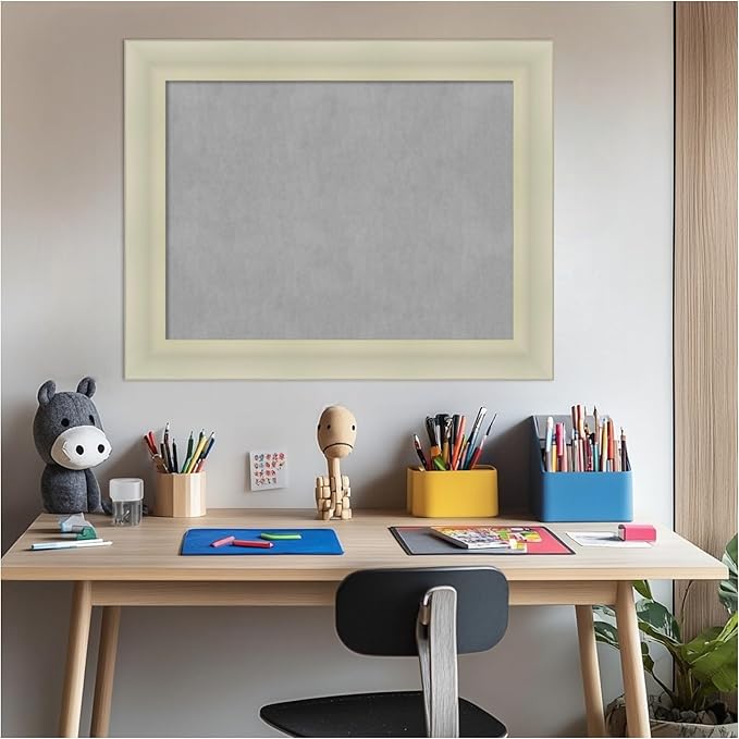 Amanti Art Silver Framed Magnetic Board 23x29 Medium Vision Board - Image 6