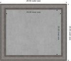 Amanti Art Grey Framed Magnetic Board 24x28 Medium Vision Board - Image 4