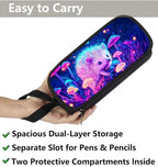 AnySmic Hedgehog Pencil Case for Boys Girls, Large Pencil Pouch for Kids - Image 3