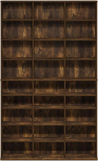 Furinno Jaya DVD Shelf, 24-Shelf Wide CD Rack, Media Shelf - Image 6
