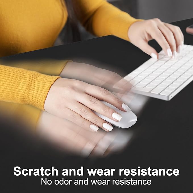 DAWNTREES Laptop Mat for Desk, PU Leather Desk Protector Pad, Non Slip - Image 5