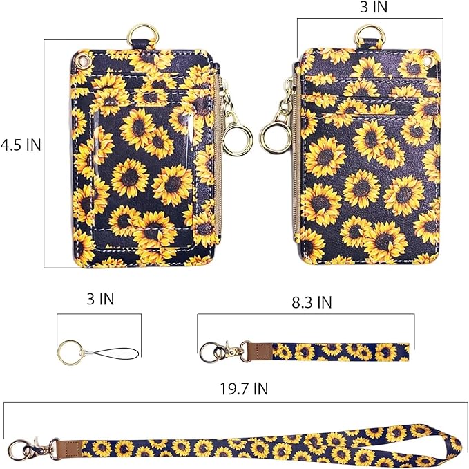Bolimoss Sunflower ID Badge Holder - Image 2