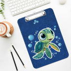 Luminzo Plastic Cute Clipboard Low-Profile Metal Clip, A4 Letter Size 9 x 12.5 - Image 7