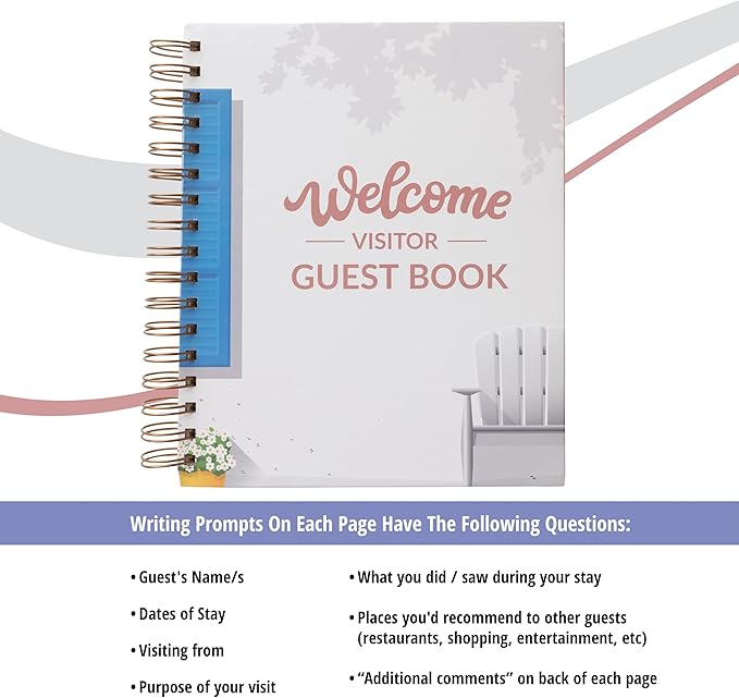 Paper 'n Such Guest Book for Rental House - Image 9