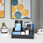KINGFOM Pu Leather Desk Organizer - Image 6