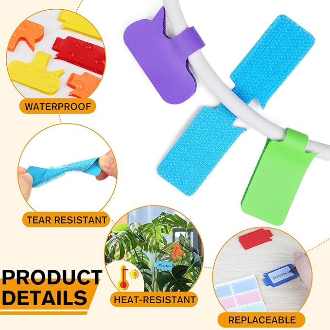 SummerBrite 36-Pack Large Cable Labels - Image 7