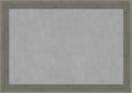 Amanti Art Grey Framed Magnetic Board 29x41 Large Vision Board by AmantiArt
