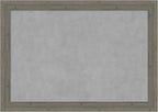 Amanti Art Grey Framed Magnetic Board 29x41 Large Vision Board by AmantiArt