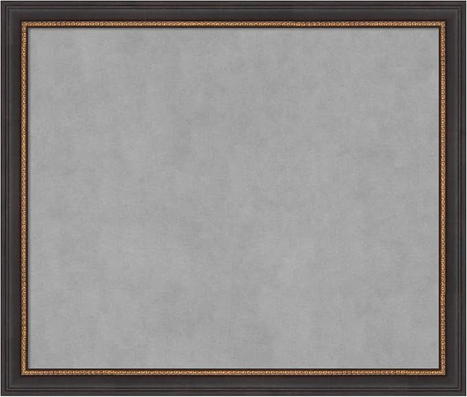 Amanti Art Black Framed Magnetic Board 23x27 Medium Vision Board by AmantiArt