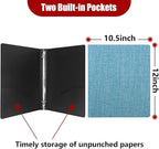 Vienrose 3 Ring Binder 1 Inch Round Rings - Image 3