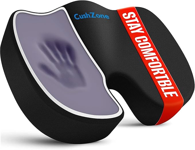 CushZone Seat Cushion, Memory Foam Cushion by CushZone
