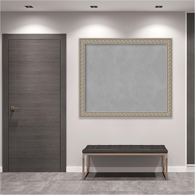 Amanti Art Silver Framed Magnetic Board 47x55 Oversize Vision Board - Image 6