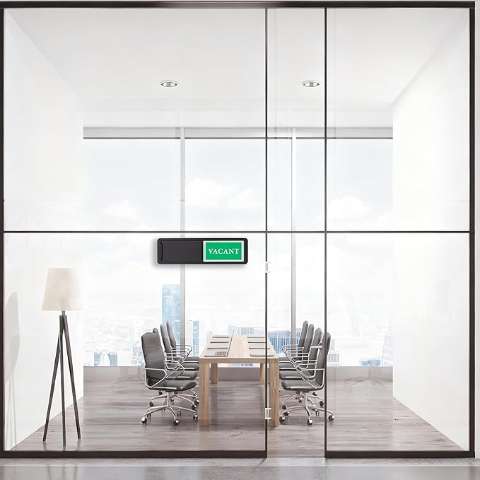 Vacant Occupied Door Sign, Sliding Room Status Indicator Privacy Door Sign - Image 6