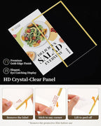Dynta Acrylic Sign Holder 5x7in Double-Sided Display Stand - Image 4
