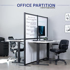 VIVO Modular Wall System, 2 PET and Whiteboard Panels, Professional Office - Image 4
