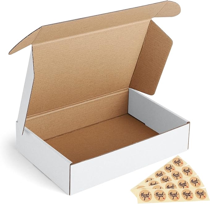 Eupako 9x6x2 Shipping Boxes Small Corrugated Cardboard Box by Eupako