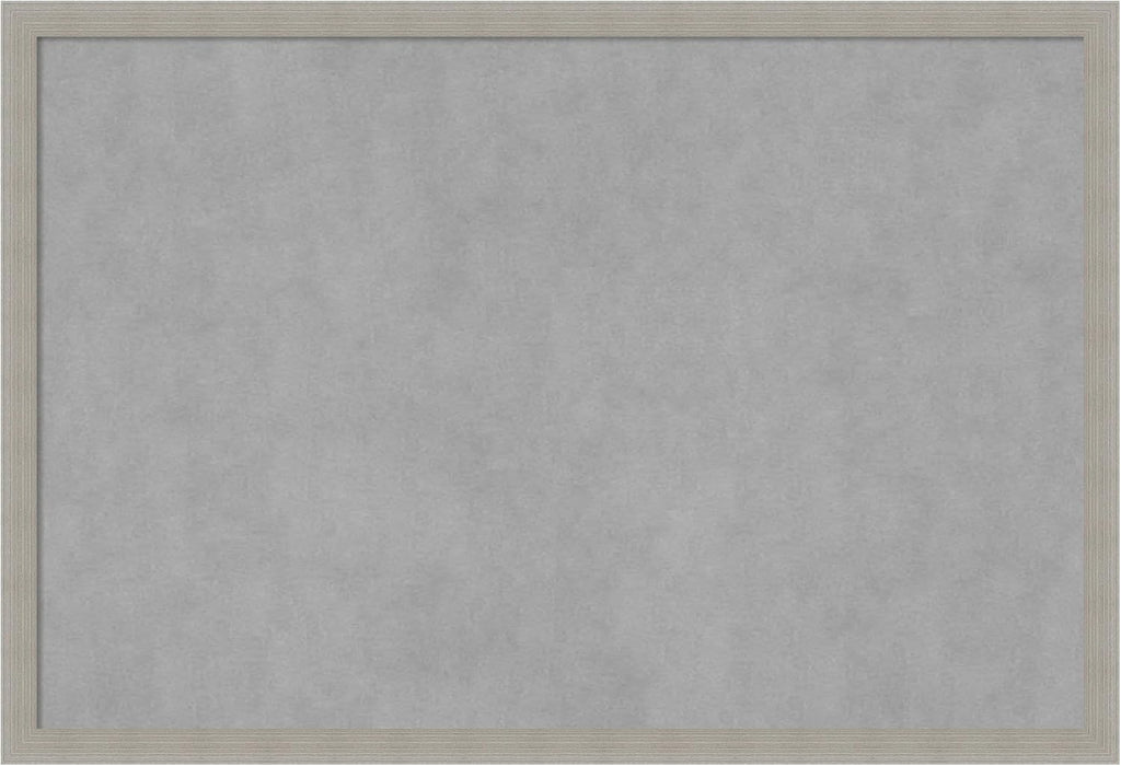 Amanti Art Grey Framed Magnetic Board 26x38 Large Vision Board