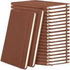 Honoson 20 Pack Lined Journal Notebooks A5 Hardcover Executive Notebook 5.5" x by Honoson