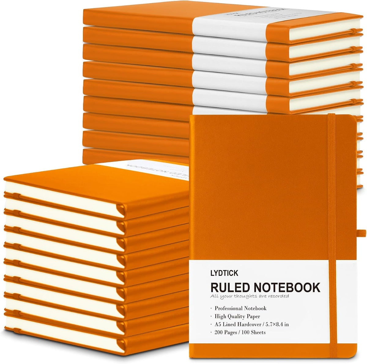 LYDTICK 20 Pack Journals for Writing College Ruled Notebooks Journal in Bulk