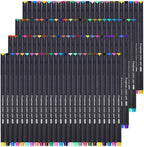 Yansanido 100 Pcs 100 Colors Fine Point Line Drawing Pens, 0.4mm of Pen Point by Yansanido
